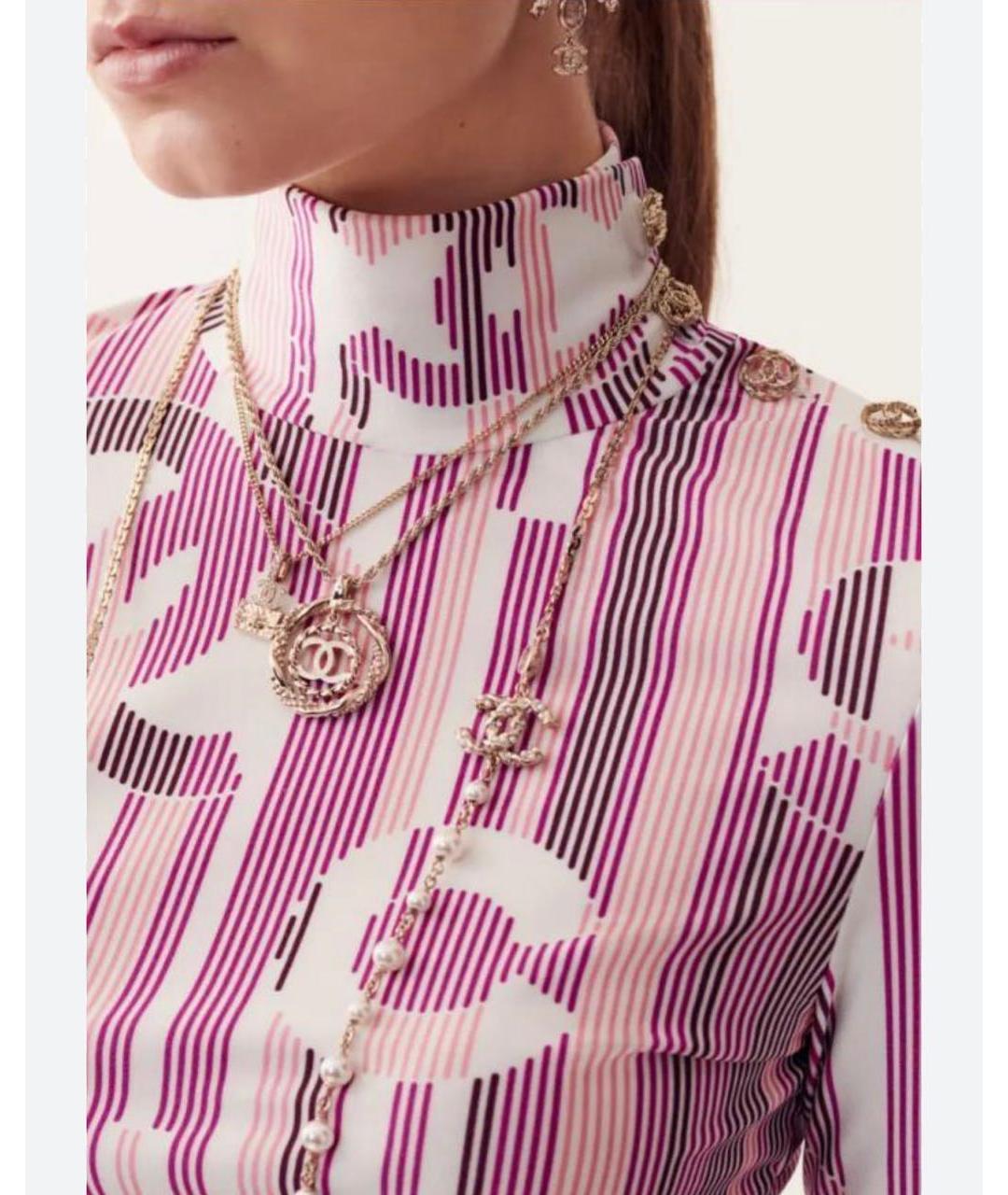 CHANEL Розовая водолазка, фото 4