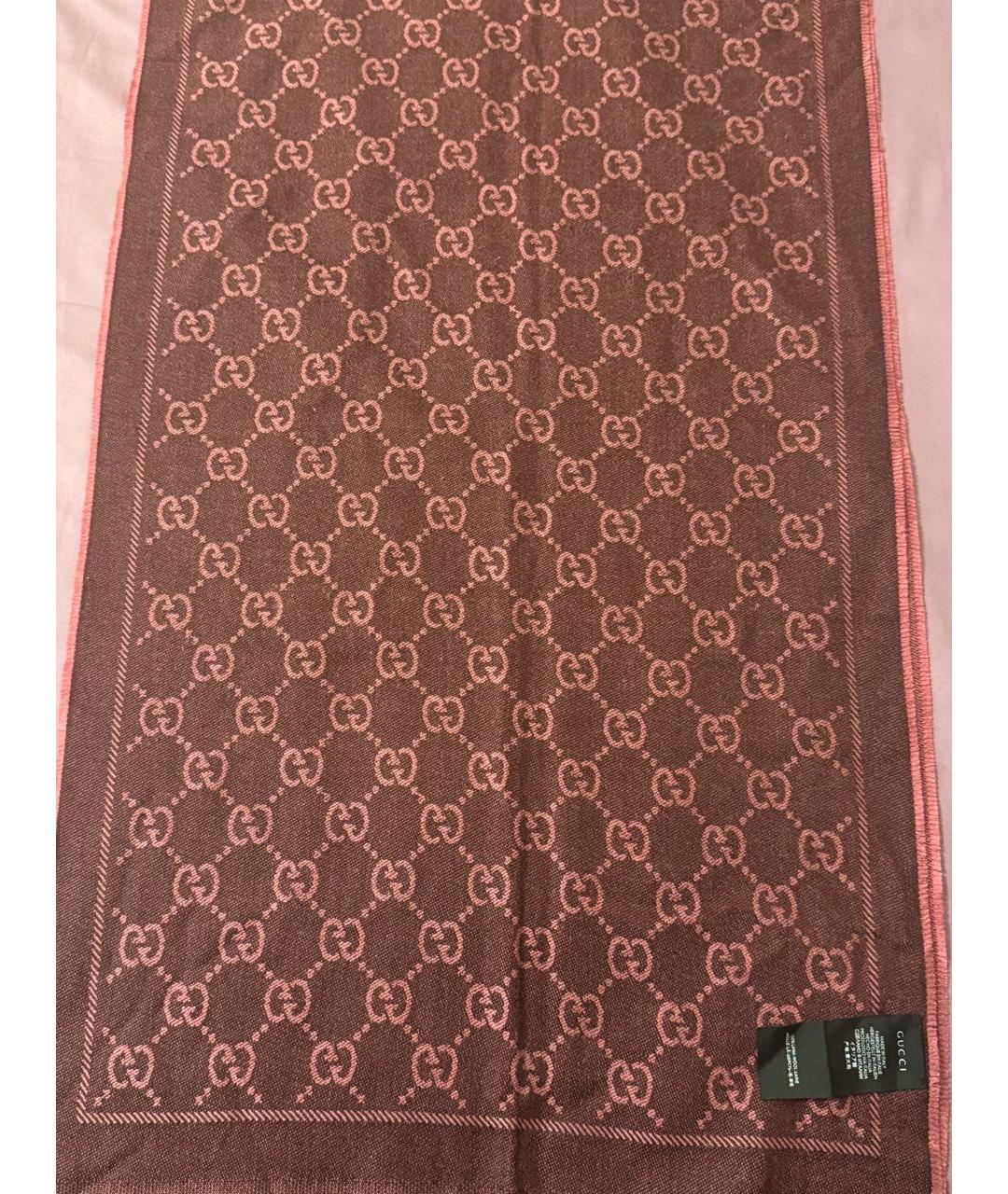 GUCCI Бирюзовый шарф, фото 5