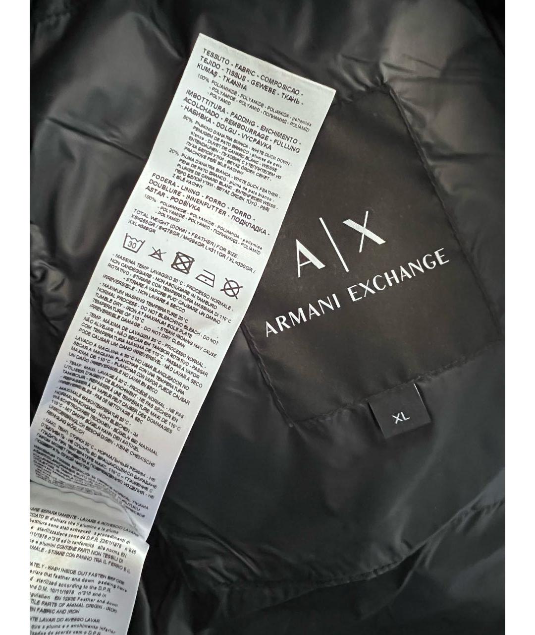 ARMANI EXCHANGE Темно-синяя куртка, фото 4