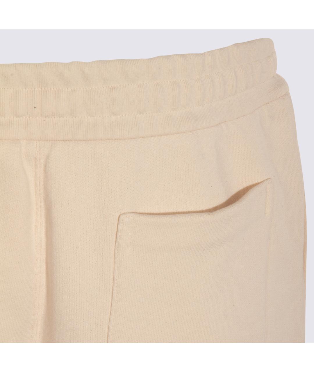JIL SANDER Бежевые хлопковые повседневные брюки, фото 4