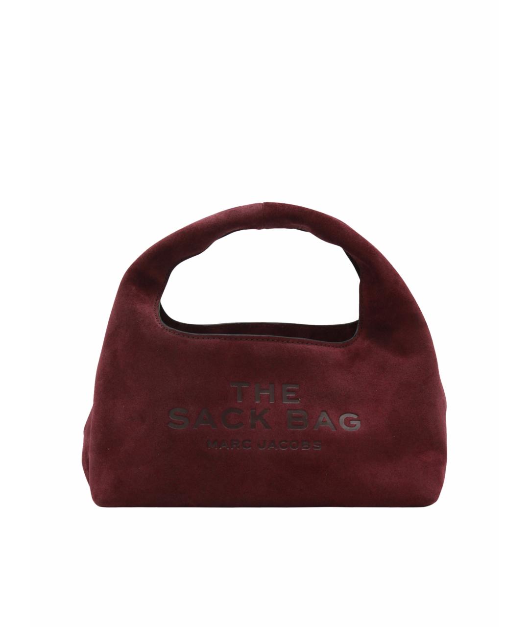 MARC JACOBS Бордовая замшевая сумка через плечо, фото 1