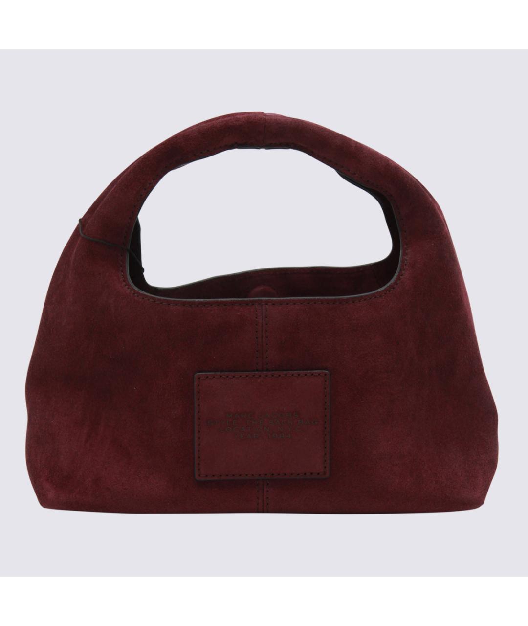 MARC JACOBS Бордовая замшевая сумка через плечо, фото 3