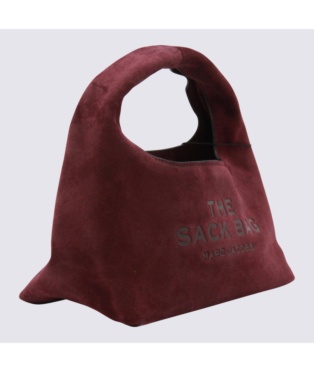 MARC JACOBS Бордовая замшевая сумка через плечо, фото 2