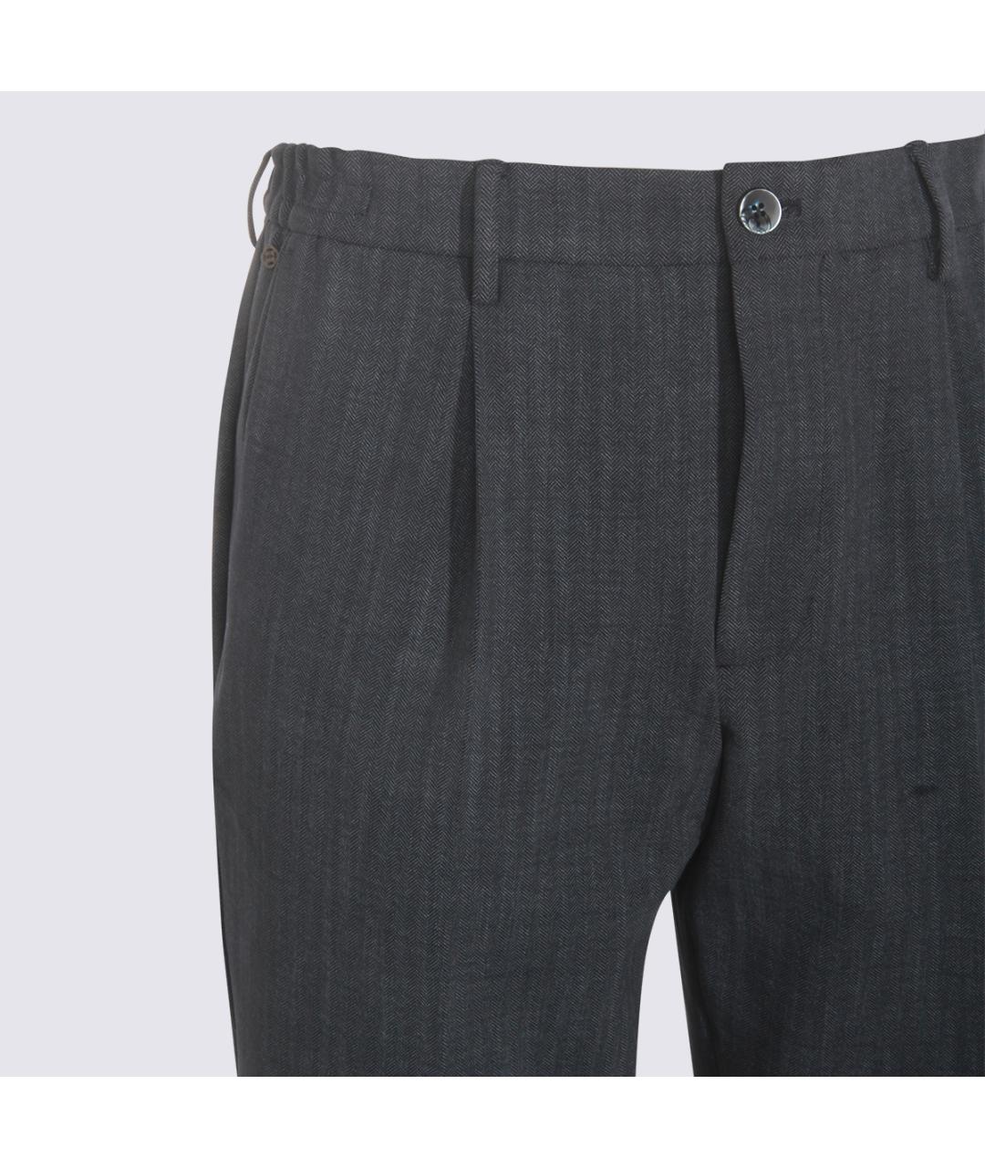 GTA IL PANTALONE Серые вискозные повседневные брюки, фото 3