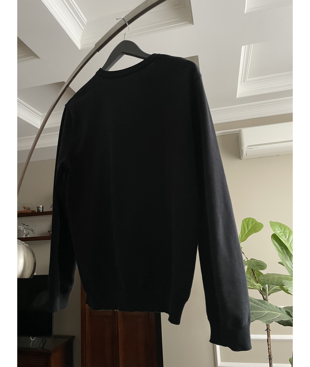 HUGO BOSS Черный хлопковый джемпер / свитер, фото 2