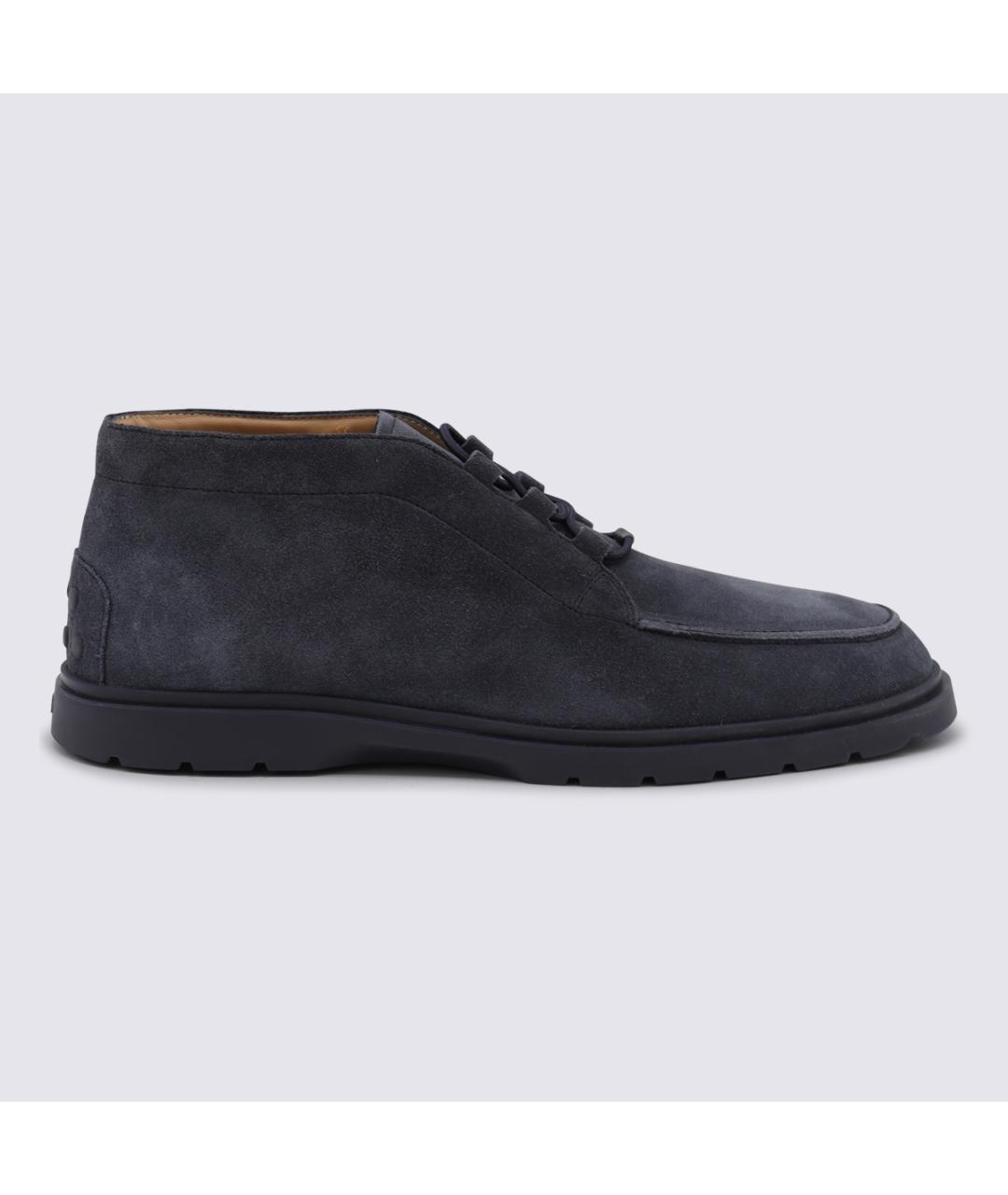 TOD'S Синие низкие ботинки, фото 1