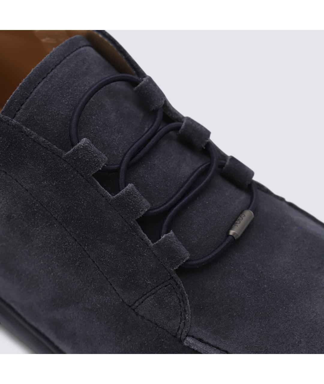 TOD'S Синие низкие ботинки, фото 4