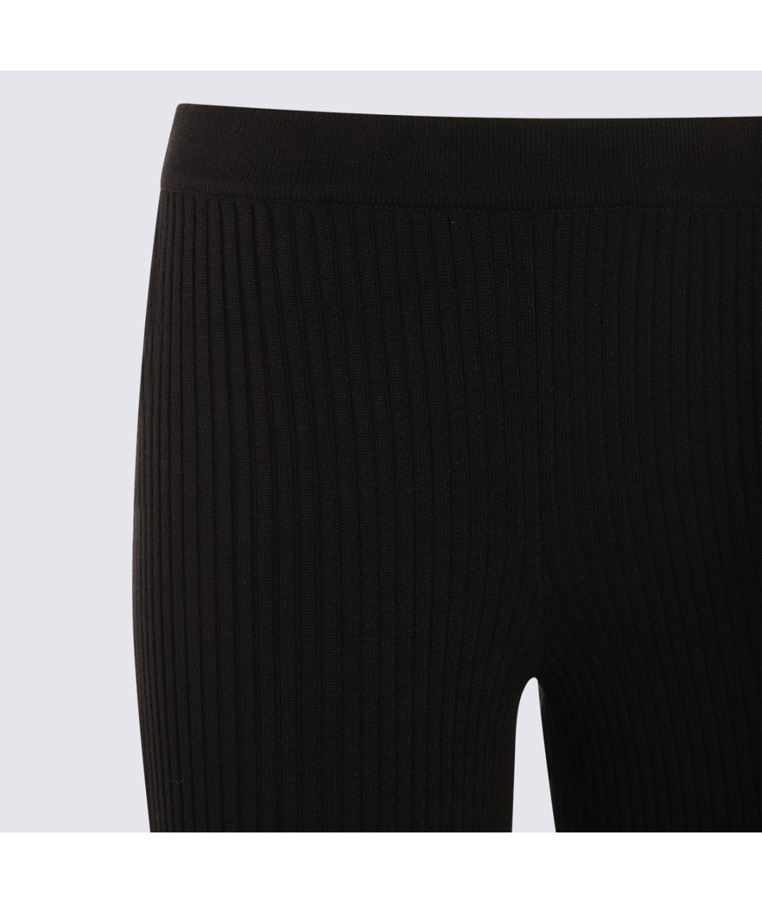 BLUMARINE Черные вискозные брюки узкие, фото 4