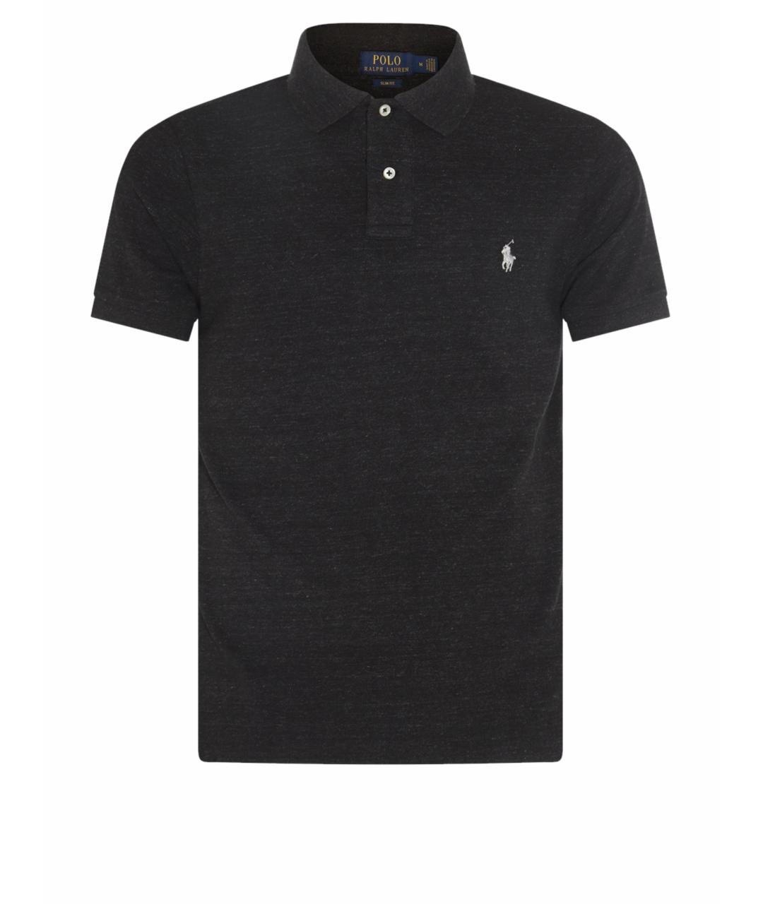POLO RALPH LAUREN Черное поло с коротким рукавом, фото 1