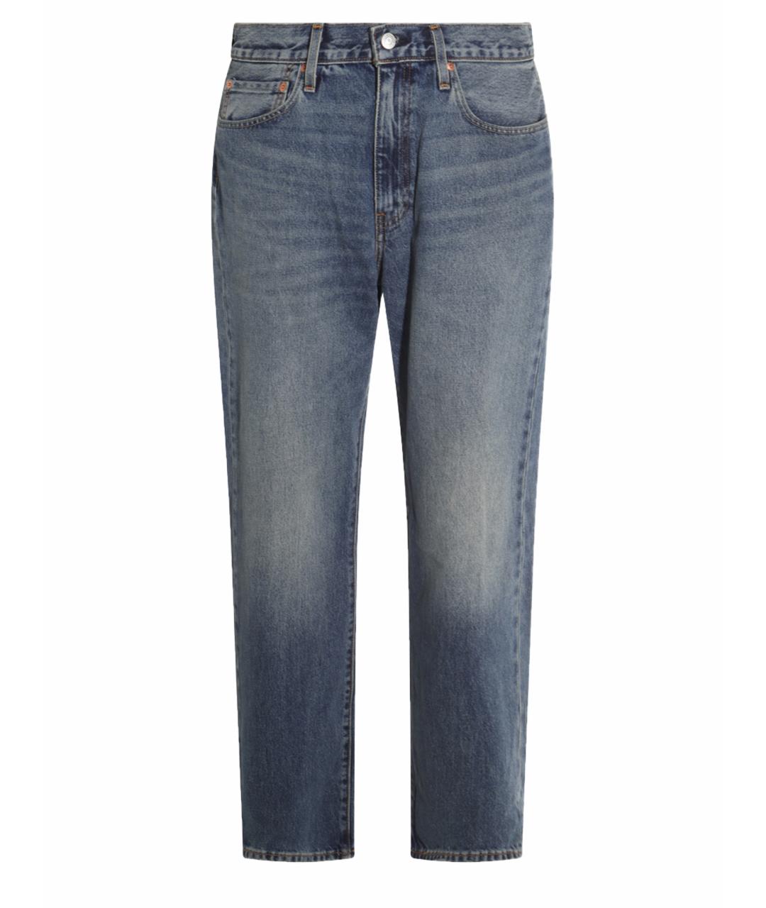LEVI'S Синие хлопковые прямые джинсы, фото 1