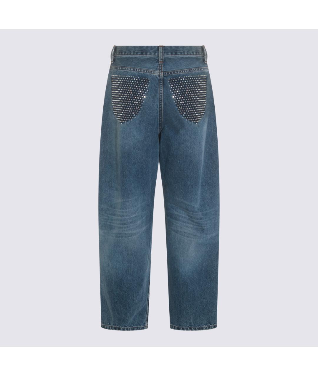 LOIS JEANS Синие хлопковые прямые джинсы, фото 2
