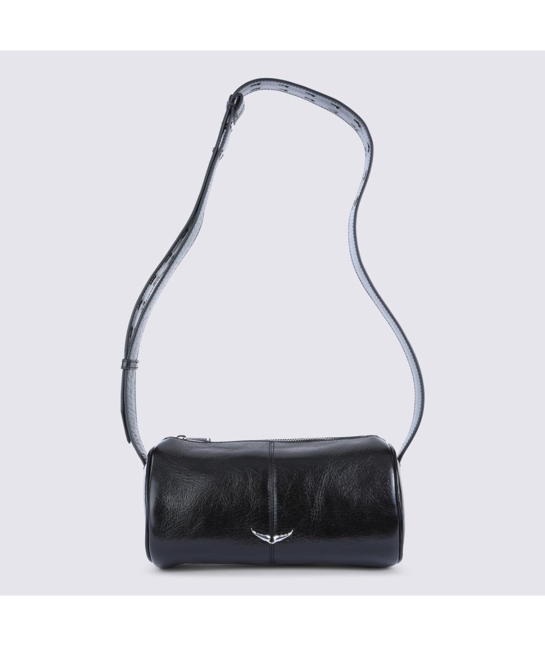 ZADIG & VOLTAIRE Черная кожаная сумка тоут, фото 5