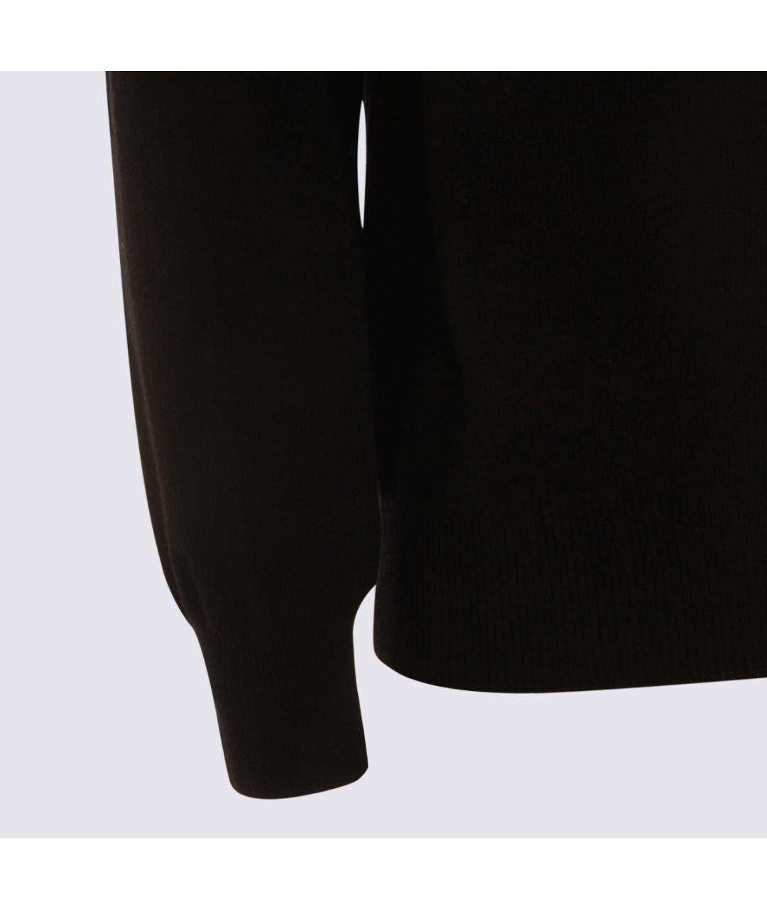 ALTEA Черный шерстяной джемпер / свитер, фото 3