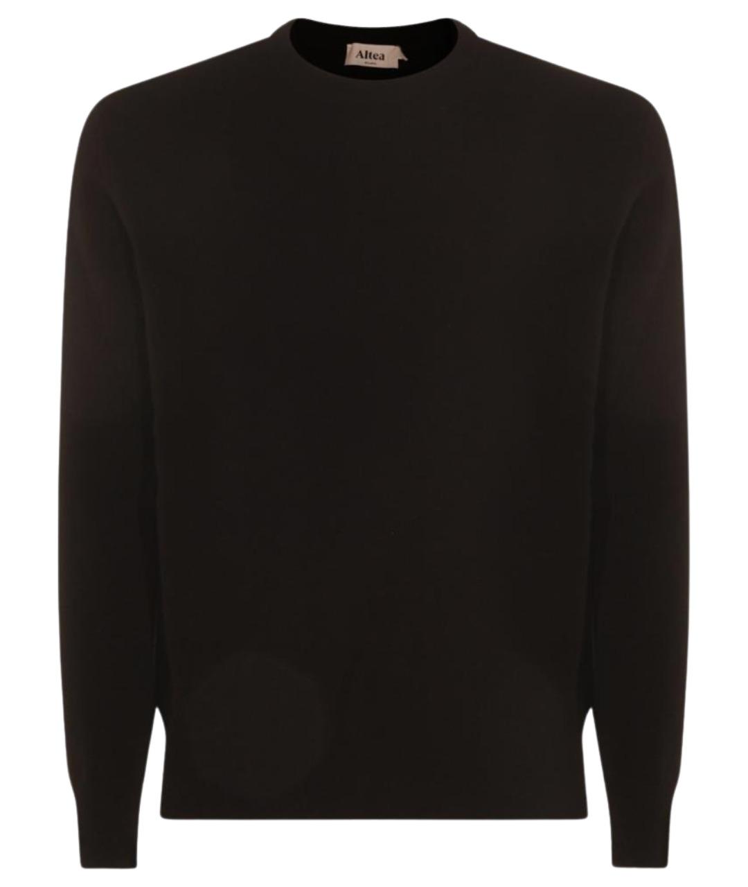 ALTEA Черный шерстяной джемпер / свитер, фото 1