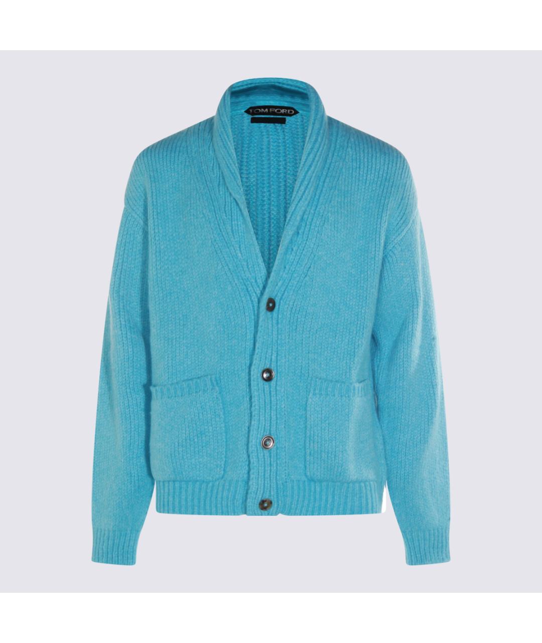 TOM FORD Бирюзовый кашемировый кардиган, фото 5
