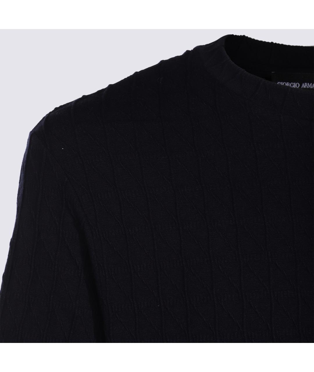 GIORGIO ARMANI Синяя вискозная футболка, фото 3