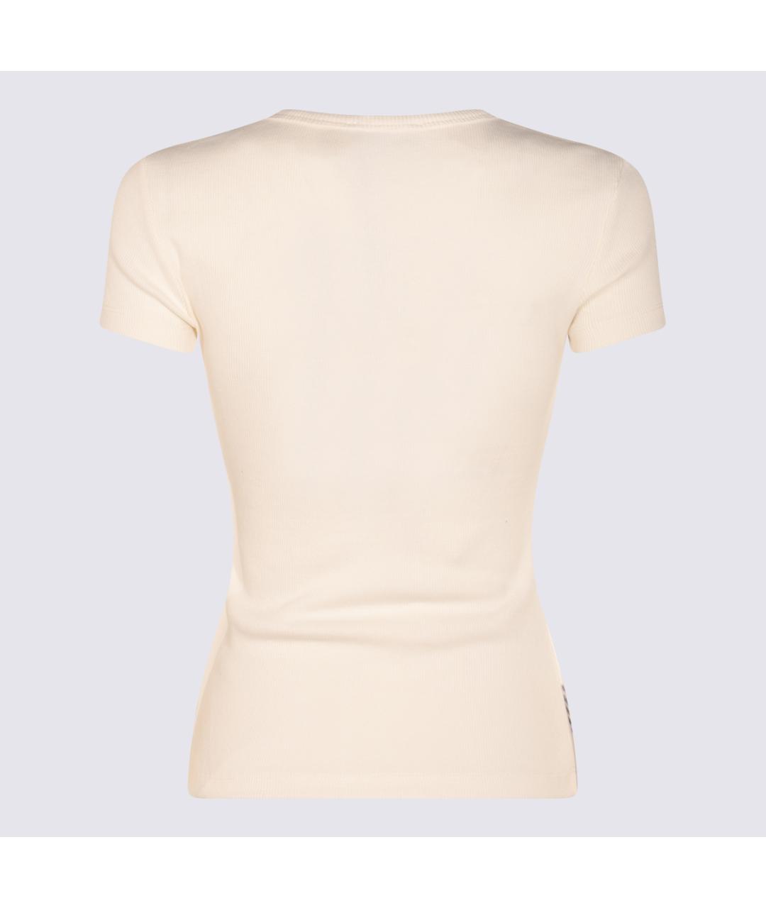 BLUMARINE Мульти хлопковая футболка, фото 2