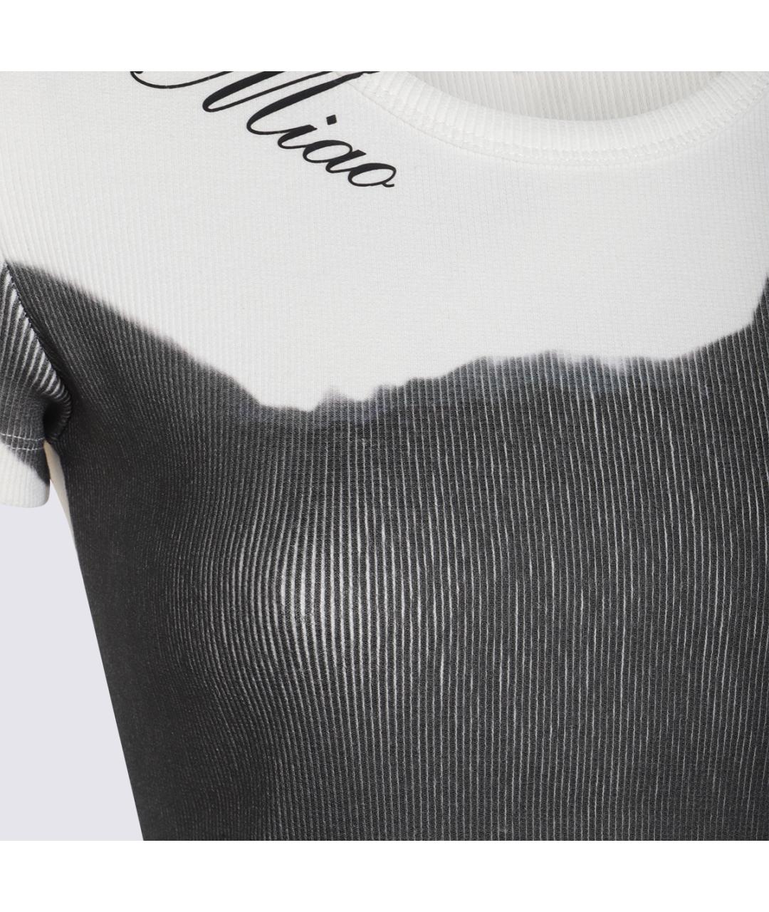 BLUMARINE Мульти хлопковая футболка, фото 3