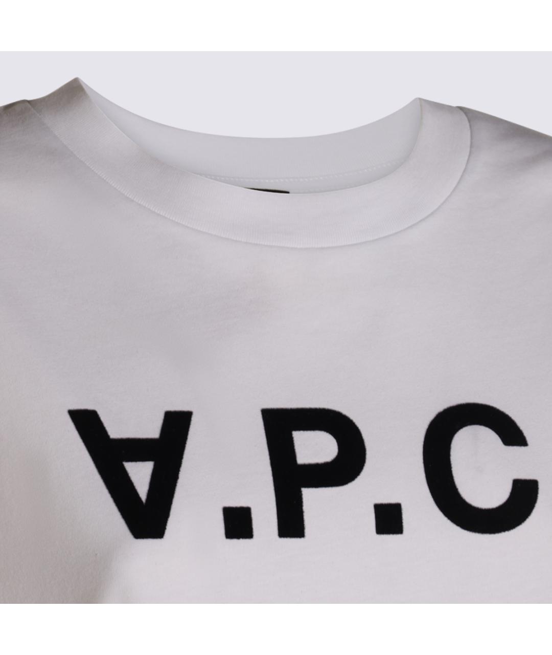 A.P.C. Белая хлопковая футболка, фото 3
