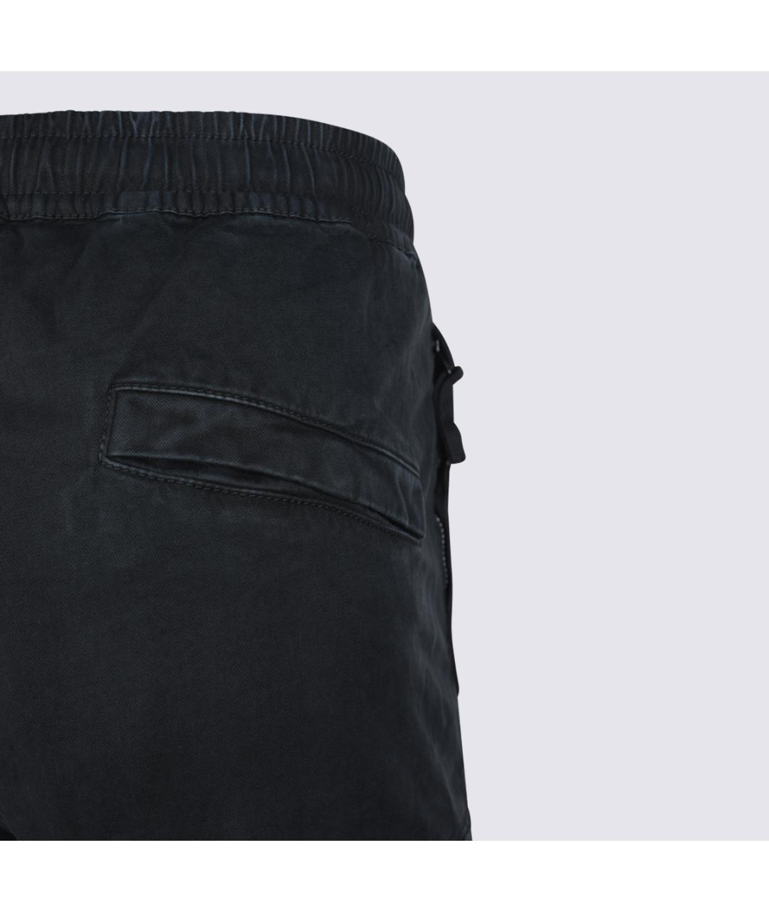 STONE ISLAND Черные повседневные брюки, фото 4