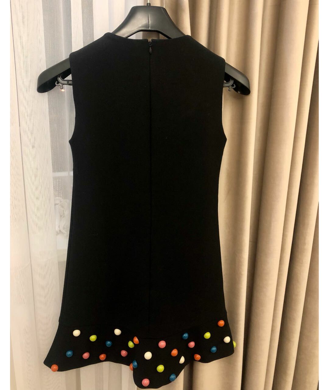 RED VALENTINO Черное полиэстеровое повседневное платье, фото 2