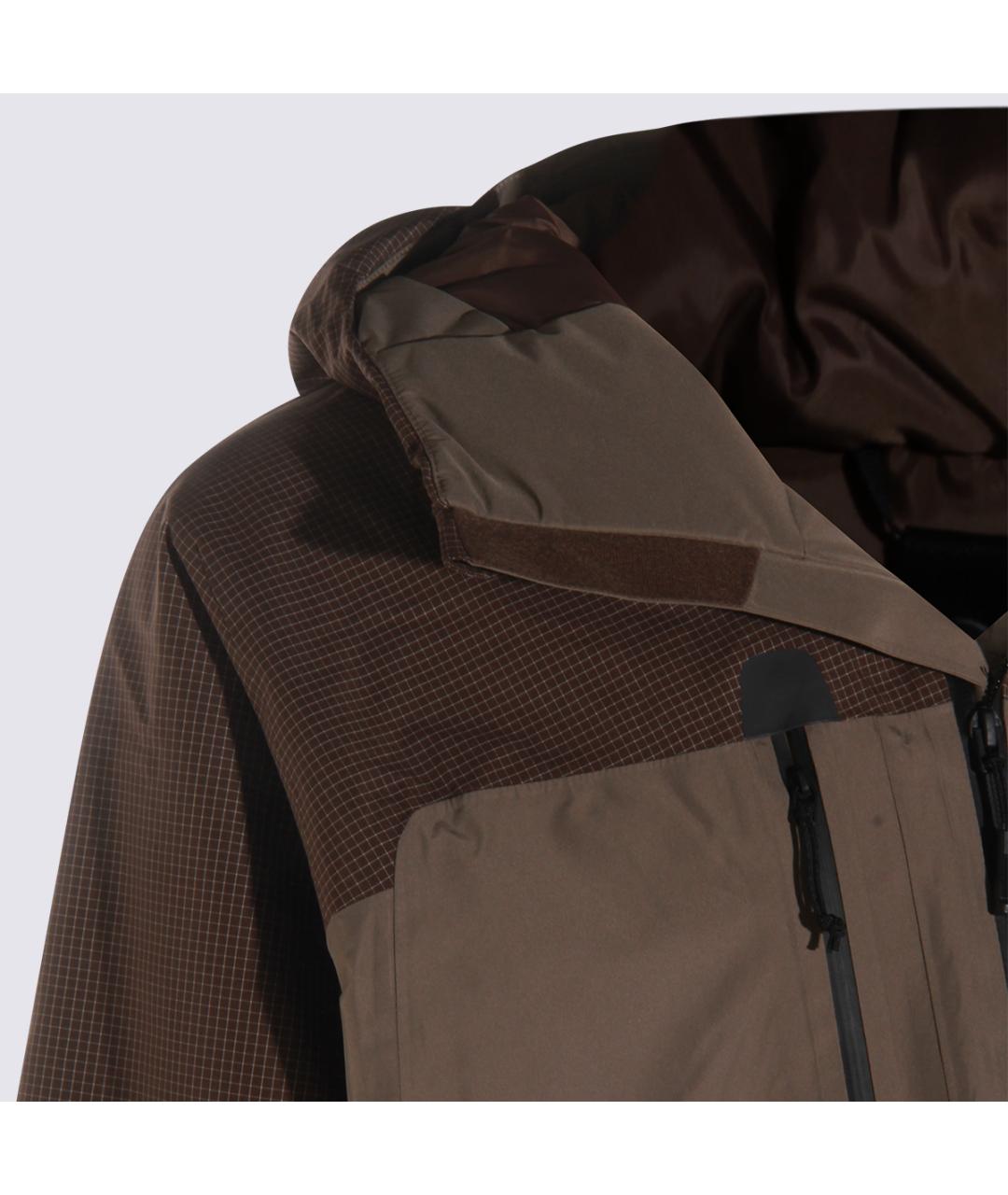 THE NORTH FACE Коричневая полиэстеровая куртка, фото 4
