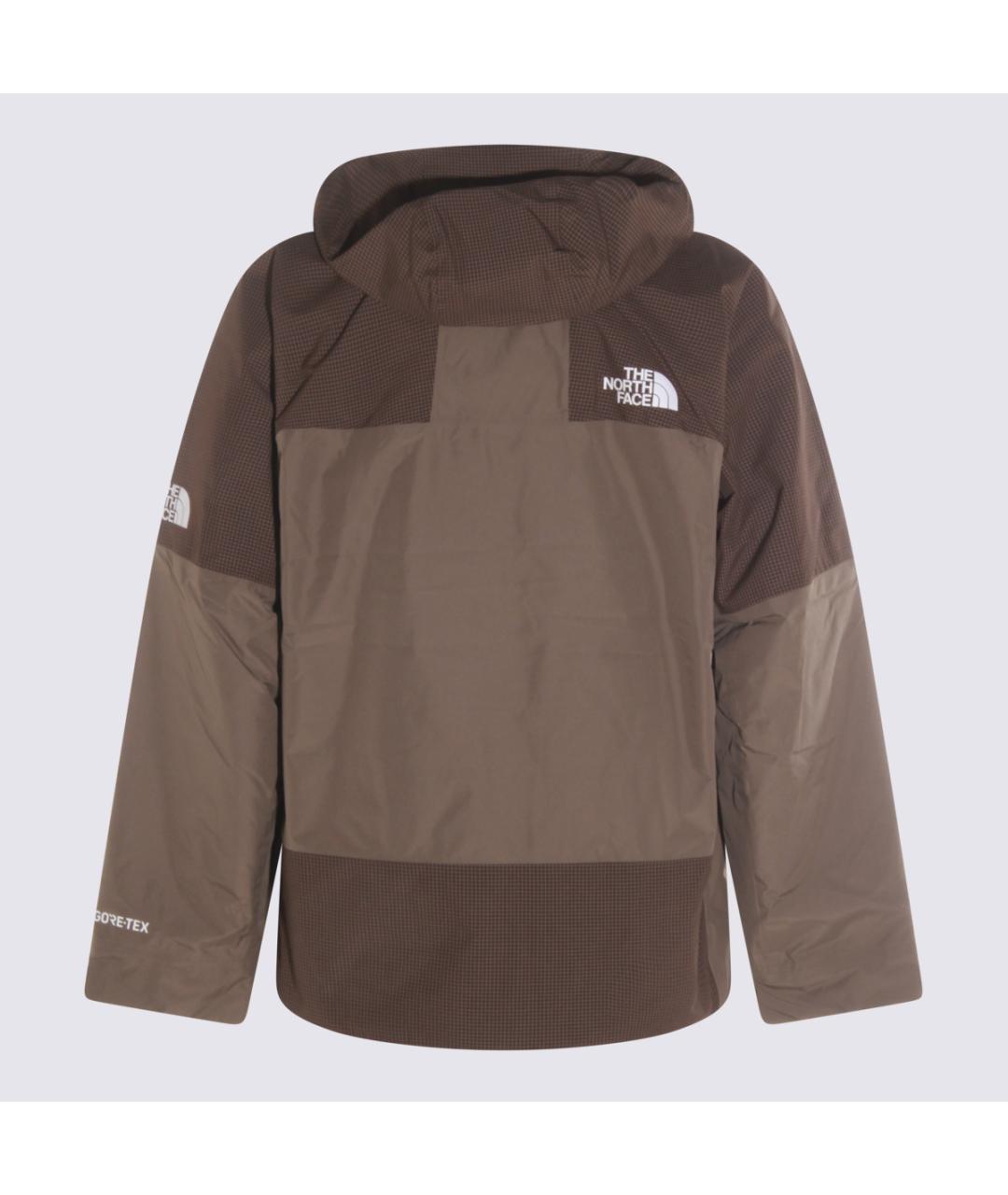 THE NORTH FACE Коричневая полиэстеровая куртка, фото 2