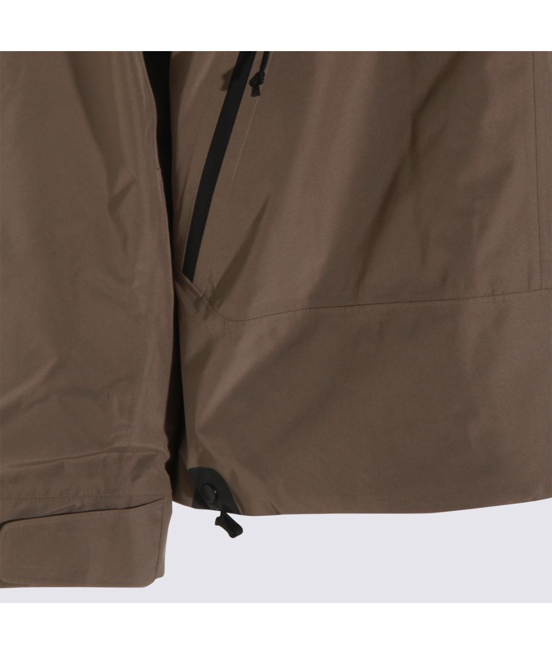 THE NORTH FACE Коричневая полиэстеровая куртка, фото 3