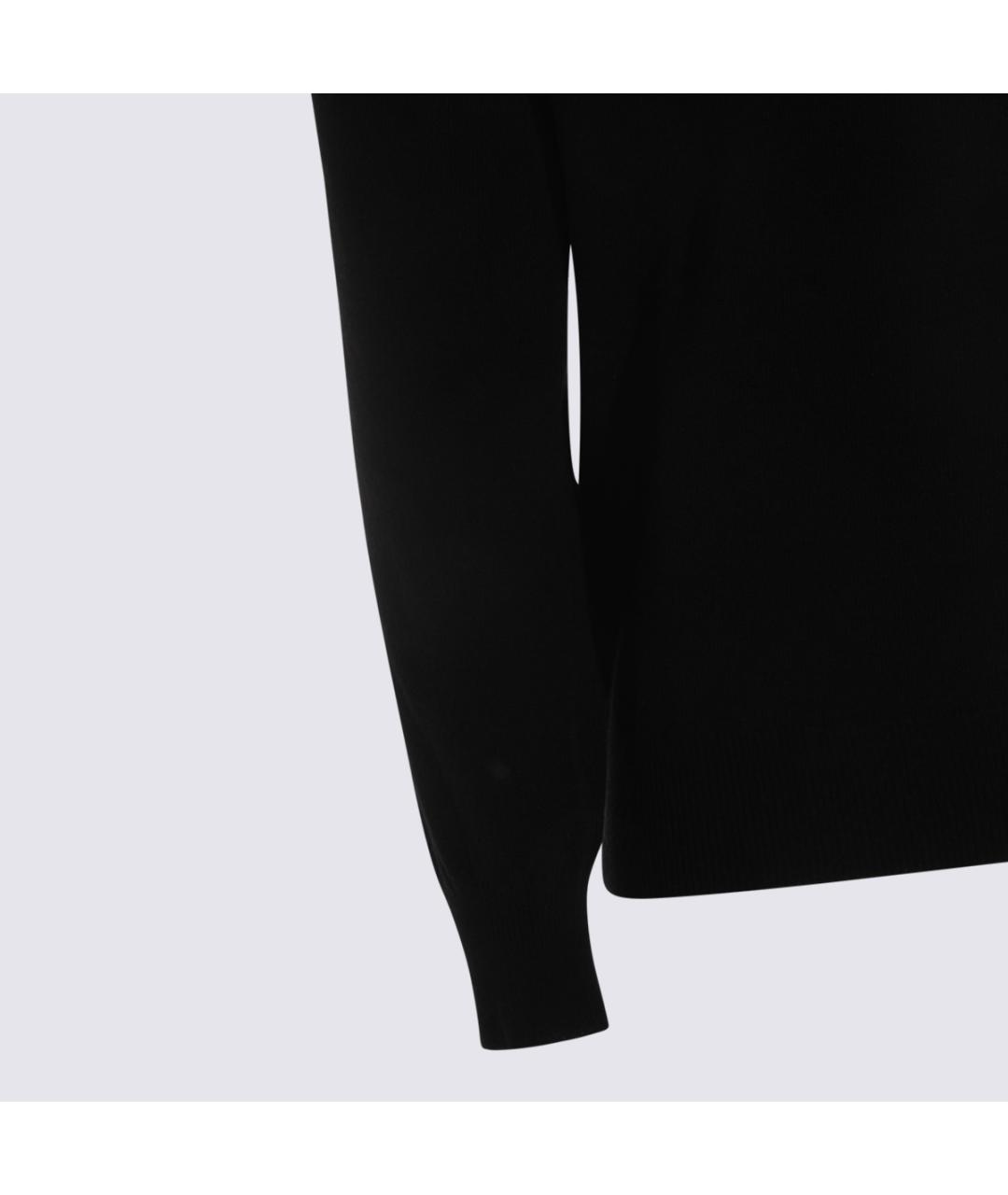 ALTEA Черный шерстяной джемпер / свитер, фото 4