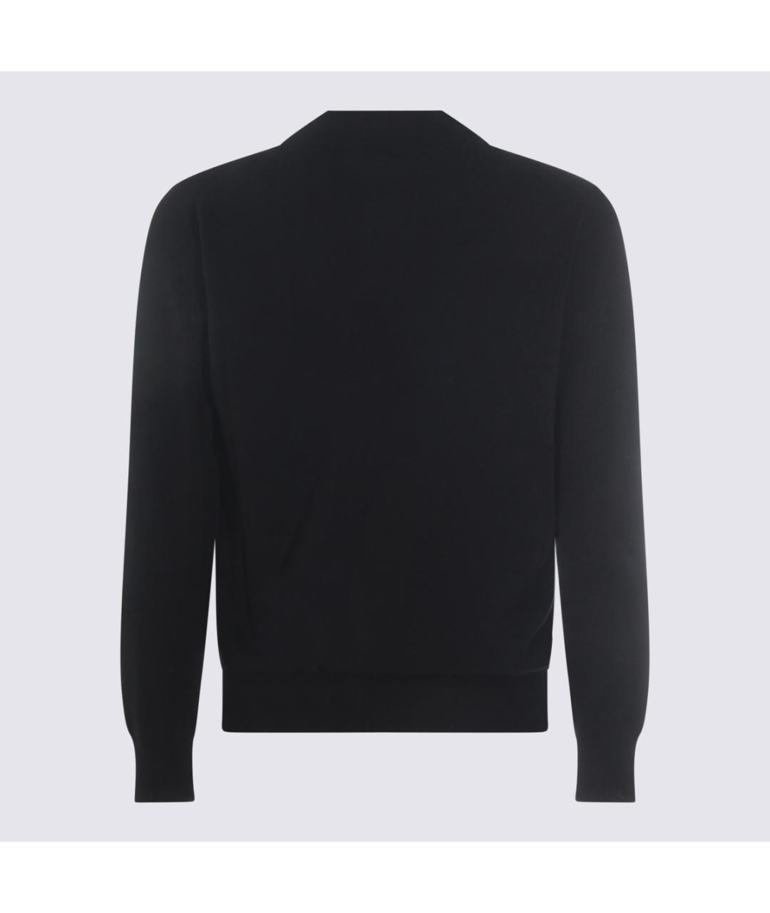 ALTEA Черный шерстяной джемпер / свитер, фото 2