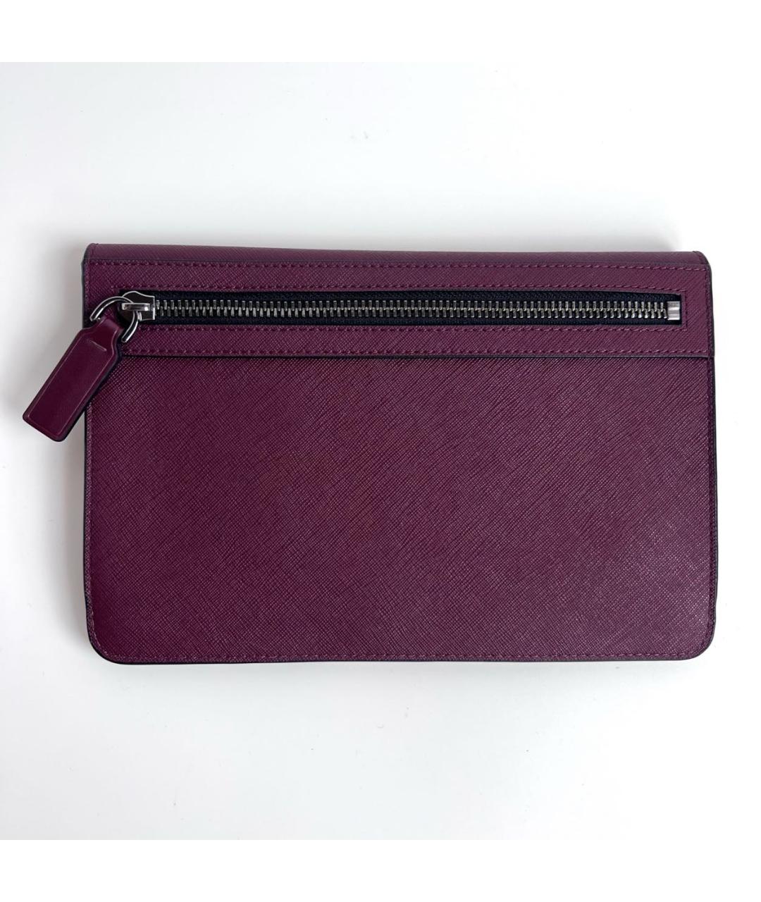 MICHAEL KORS Бордовый кожаный кошелек, фото 2