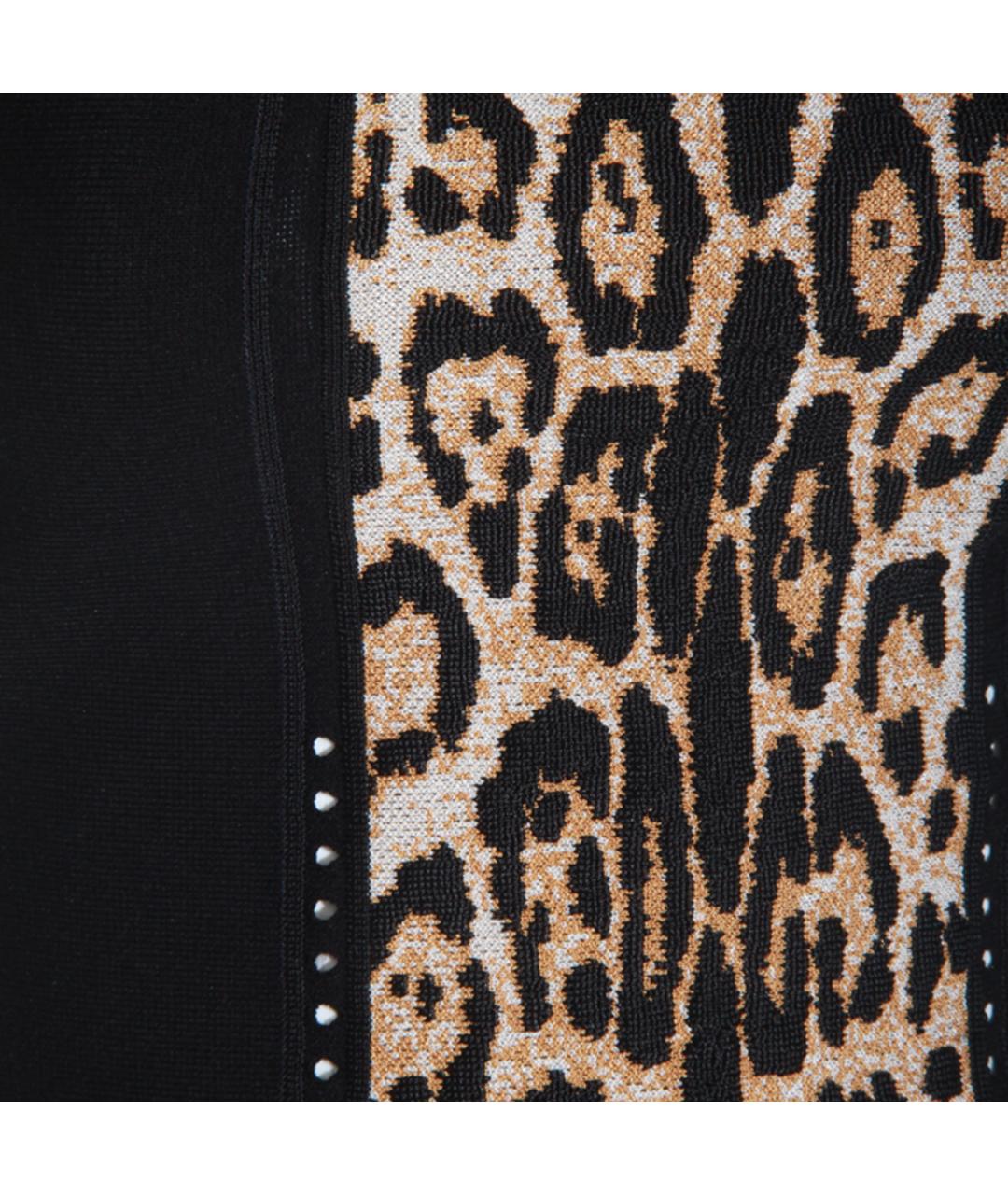 ROBERTO CAVALLI Черная вискозная майка, фото 3