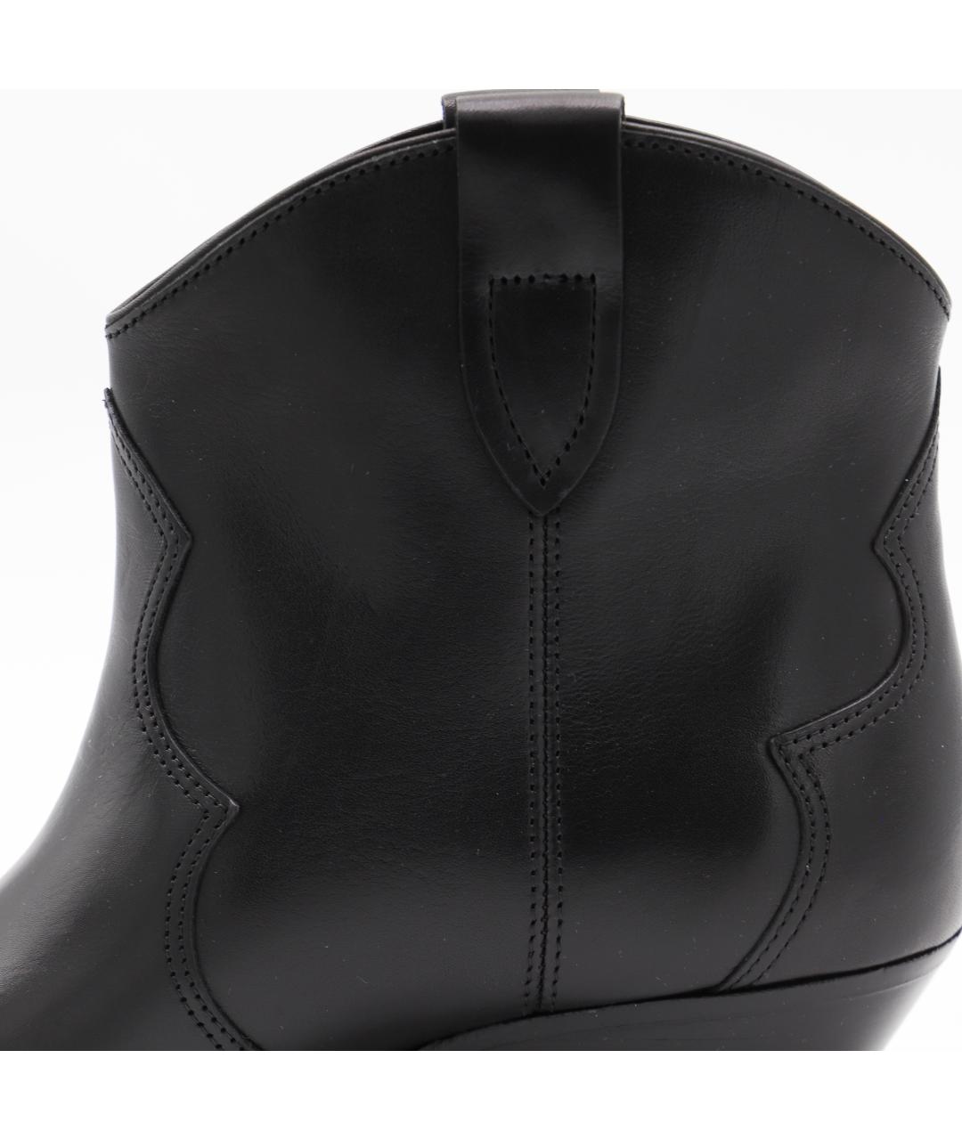 ISABEL MARANT Черные кожаные сапоги, фото 4