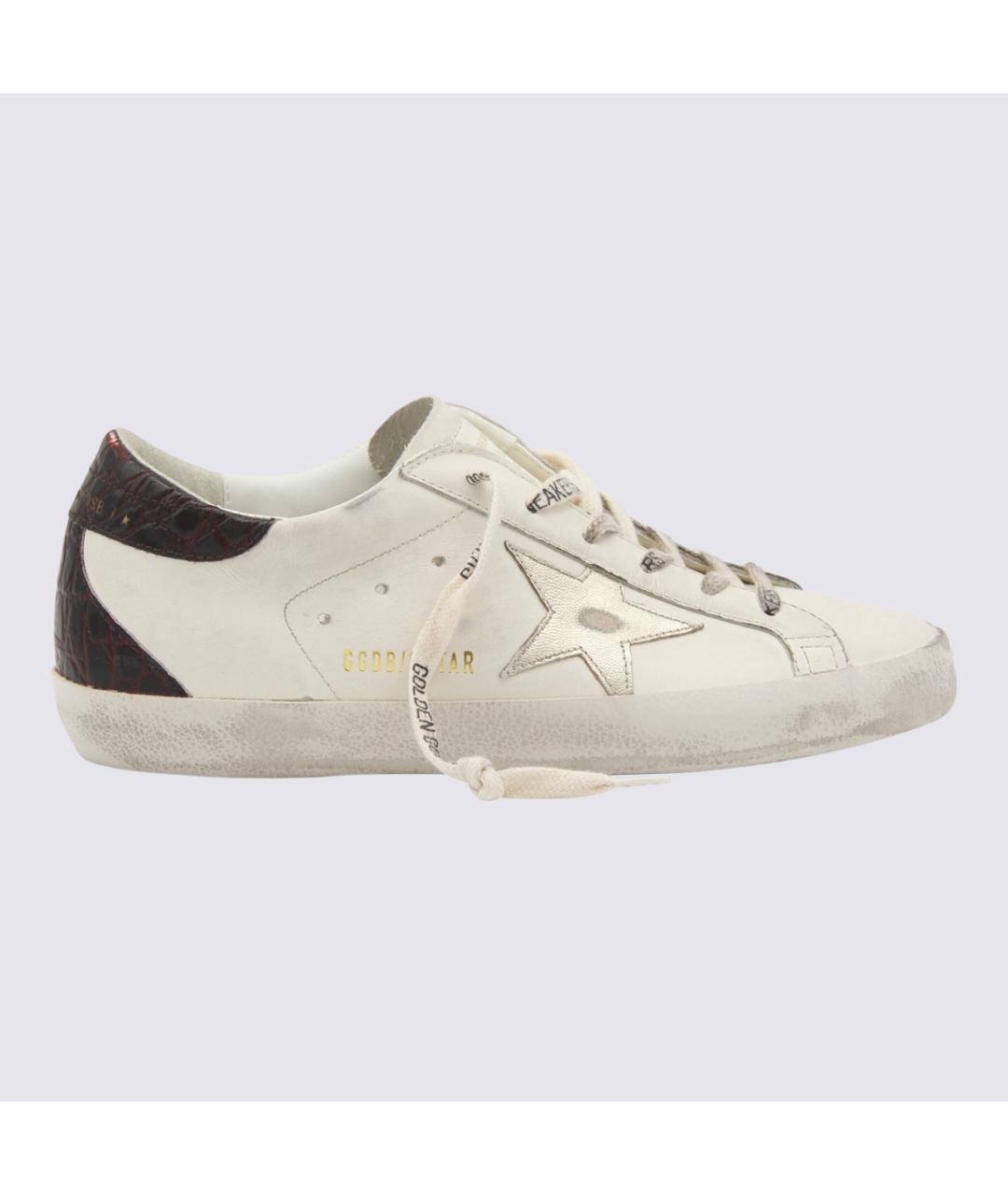GOLDEN GOOSE DELUXE BRAND Белые кожаные кеды, фото 5