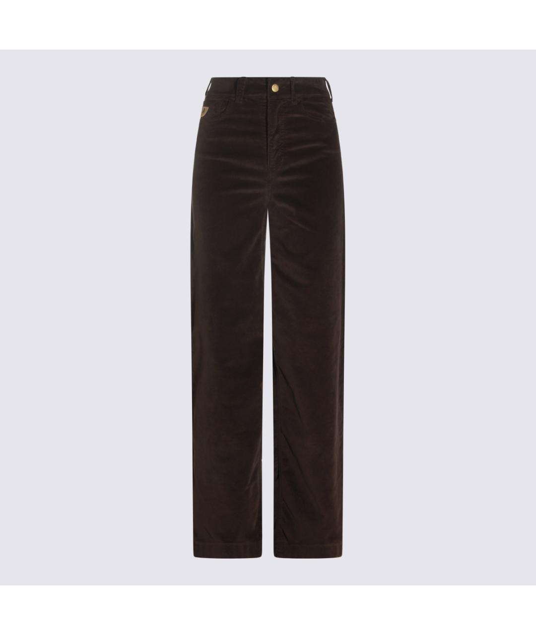 LOIS JEANS Коричневые хлопковые прямые джинсы, фото 5