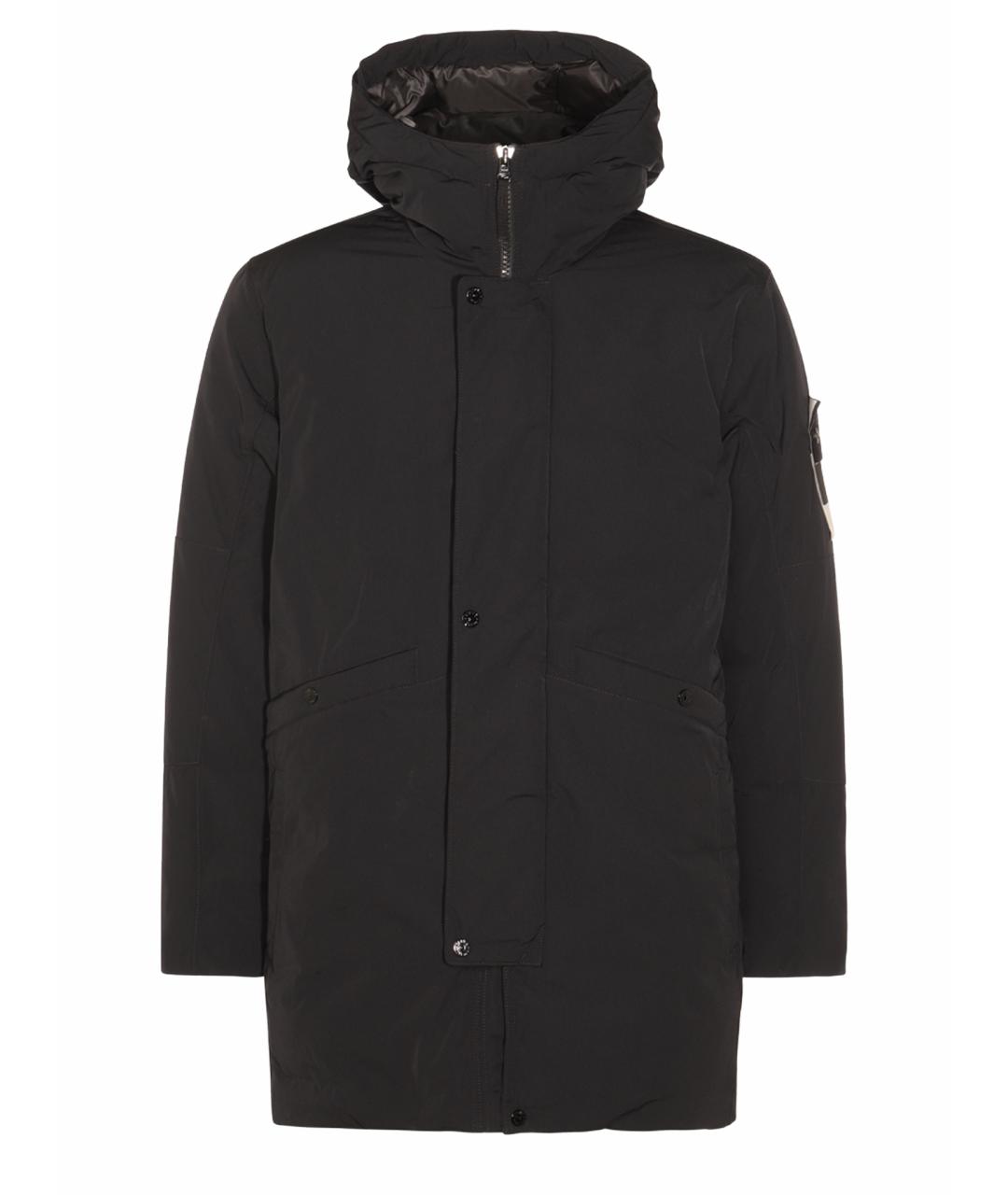 STONE ISLAND Черная полиамидовая парка, фото 1