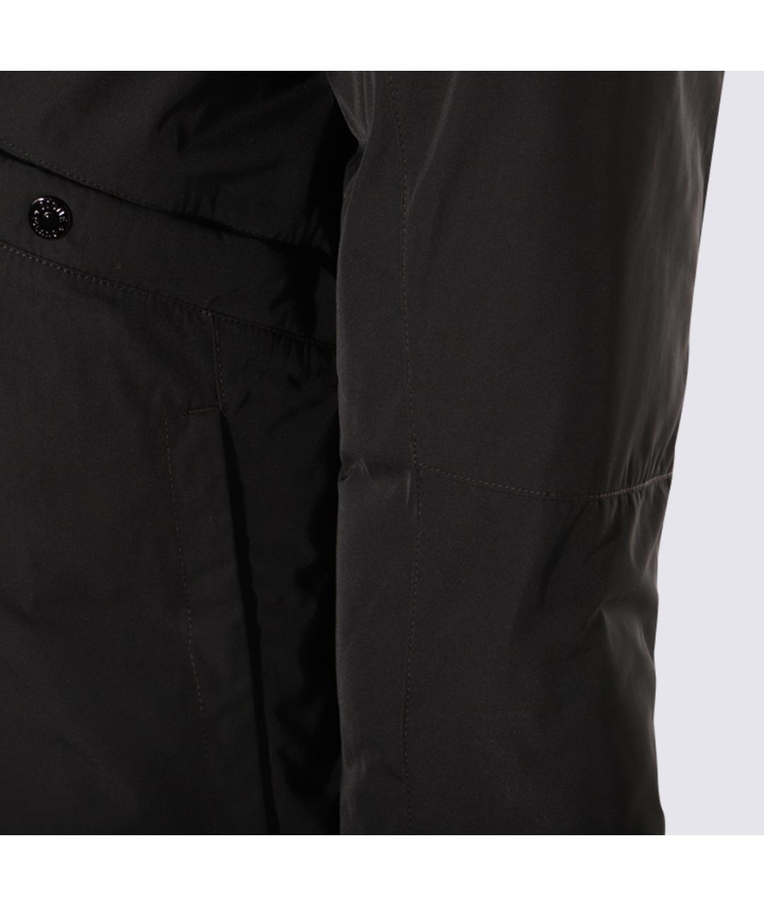 STONE ISLAND Черная полиамидовая парка, фото 4
