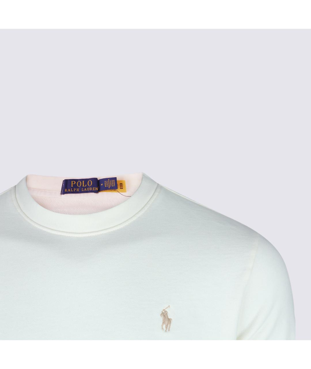 POLO RALPH LAUREN Бежевый хлопковый джемпер / свитер, фото 3