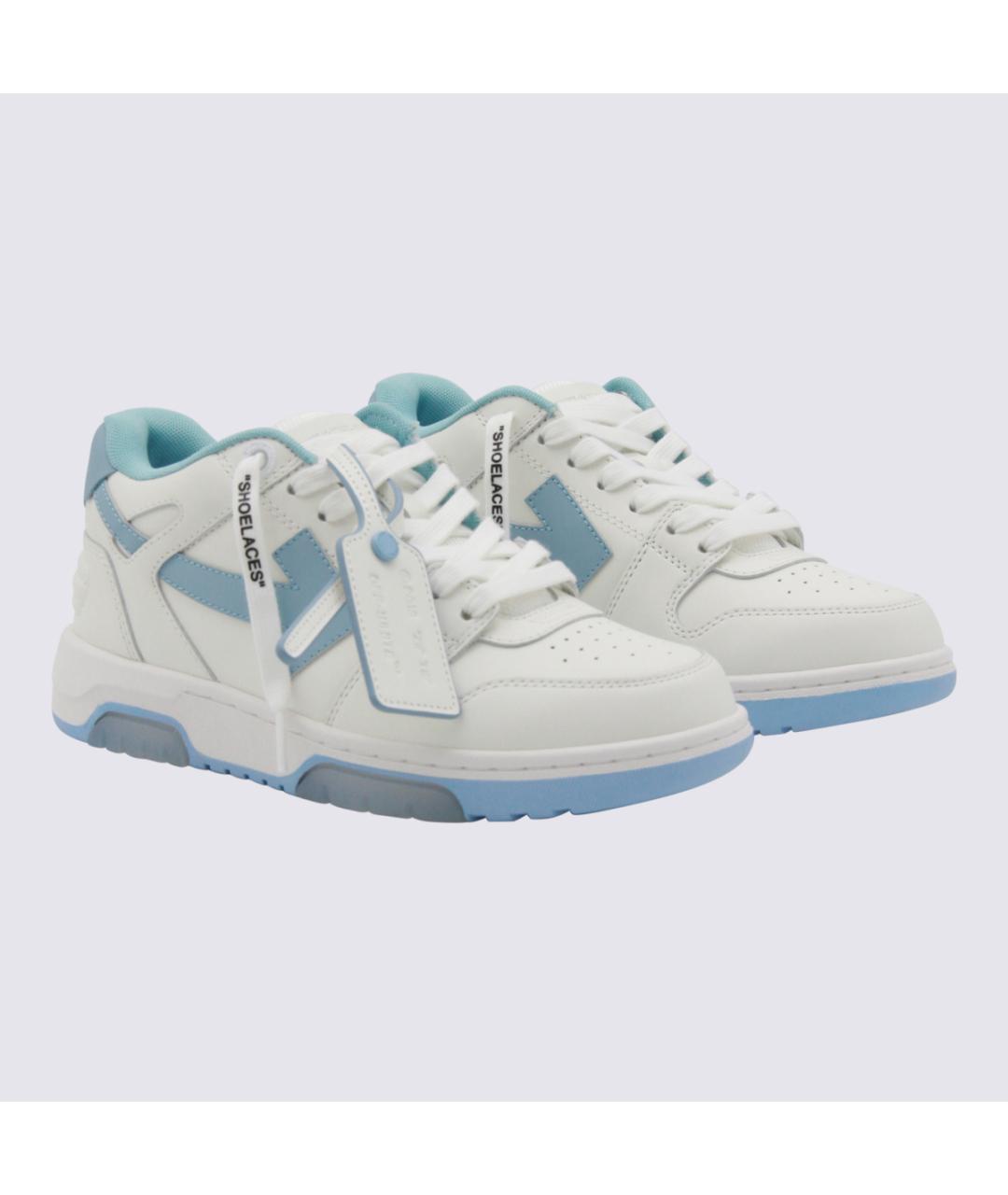 OFF-WHITE Белые синтетические кроссовки, фото 2