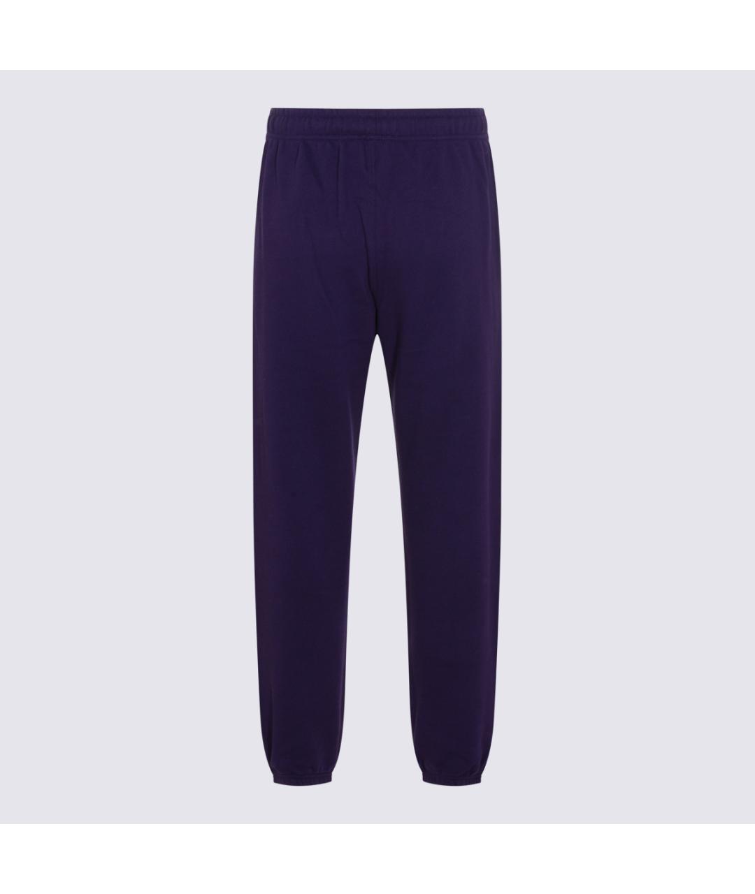 POLO RALPH LAUREN Фиолетовые хлопко-эластановые прямые брюки, фото 2