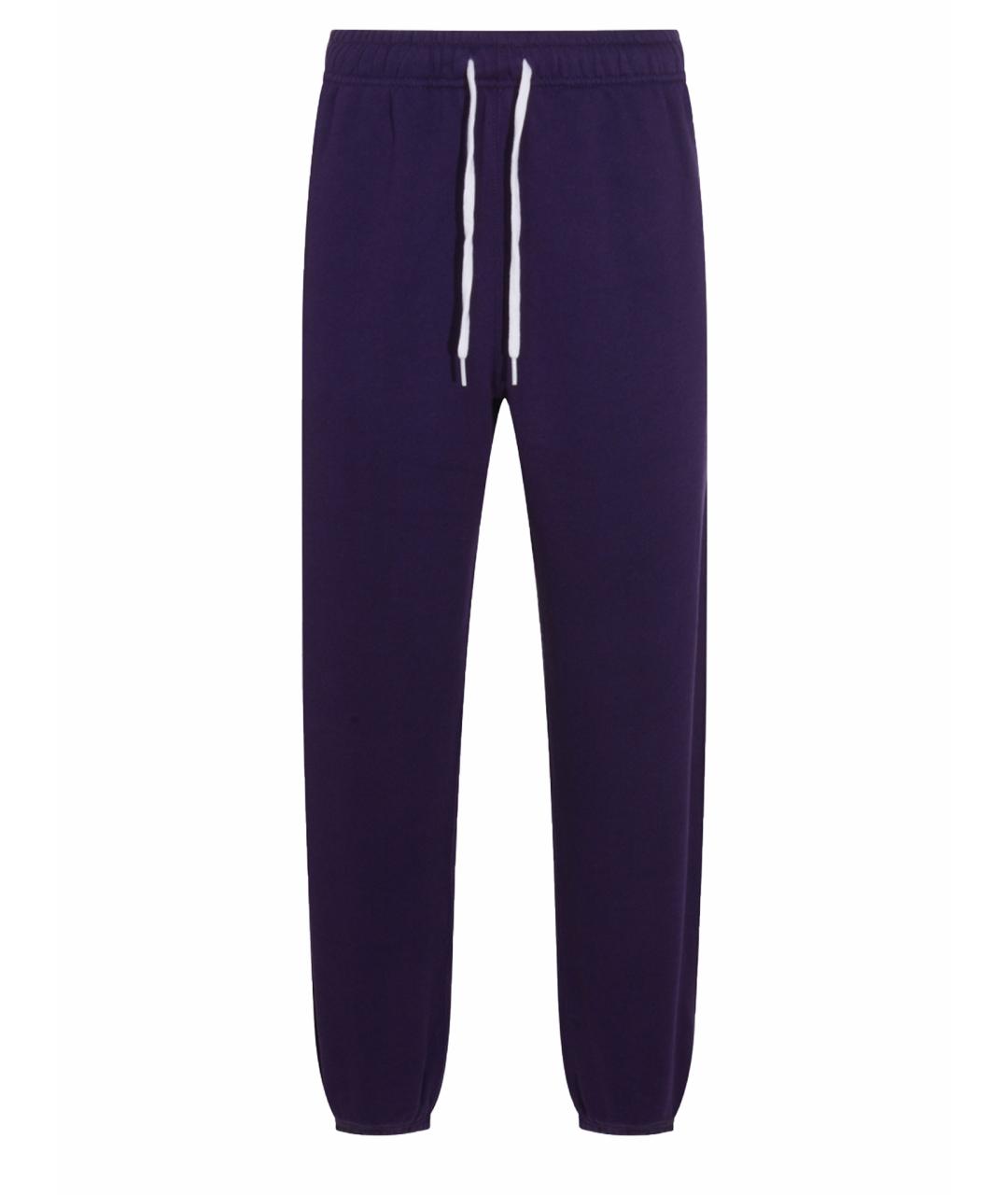 POLO RALPH LAUREN Фиолетовые хлопко-эластановые прямые брюки, фото 1