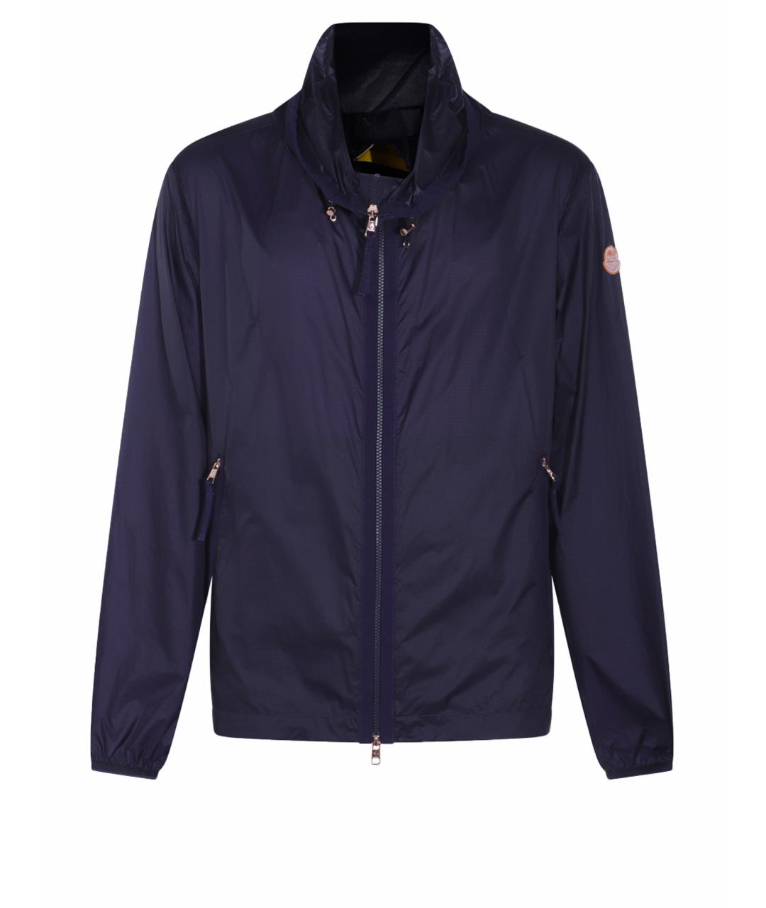 MONCLER Синяя полиамидовая куртка, фото 1