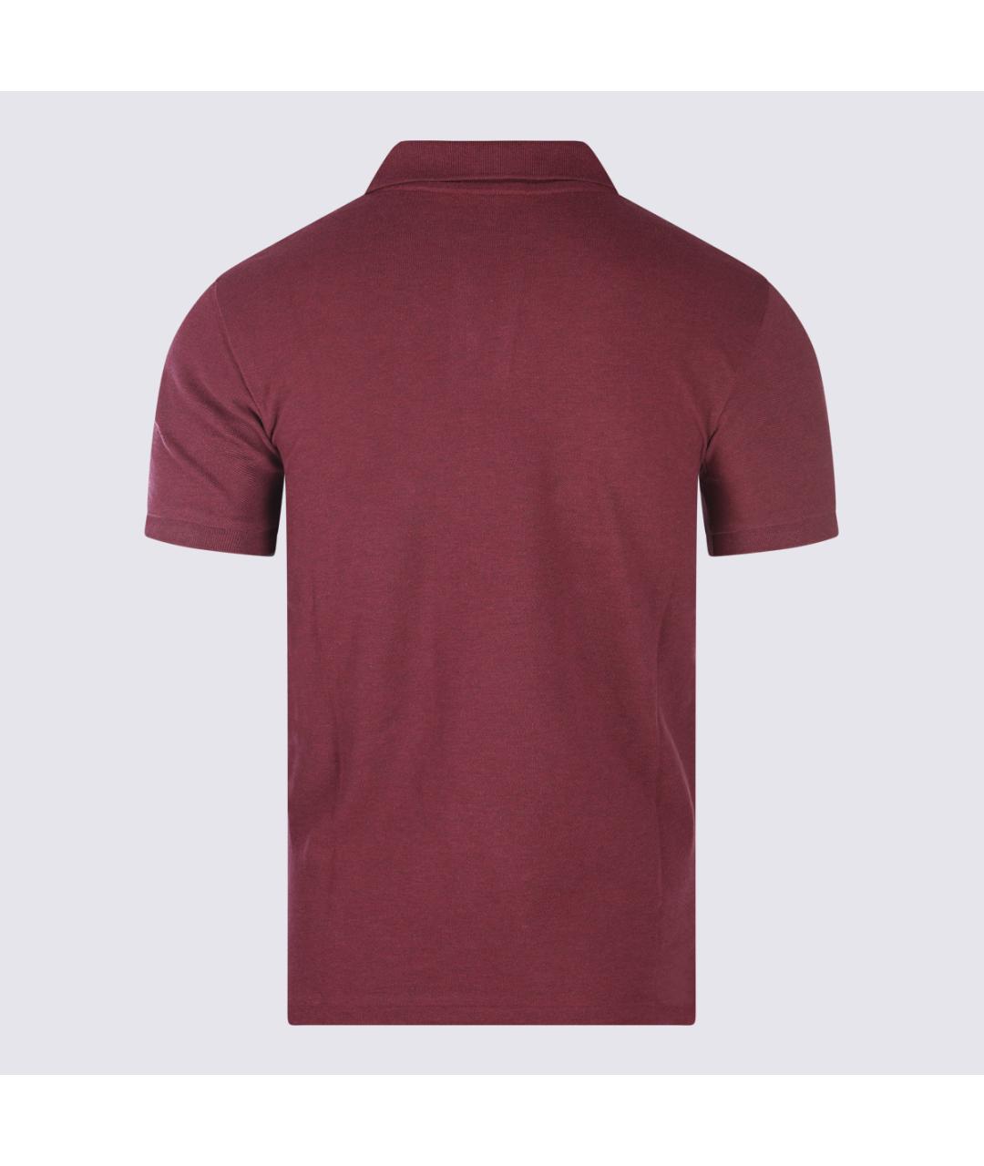 POLO RALPH LAUREN Красное хлопковое поло с коротким рукавом, фото 2