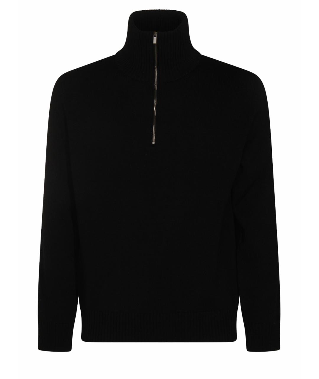ALTEA Черный шерстяной джемпер / свитер, фото 1
