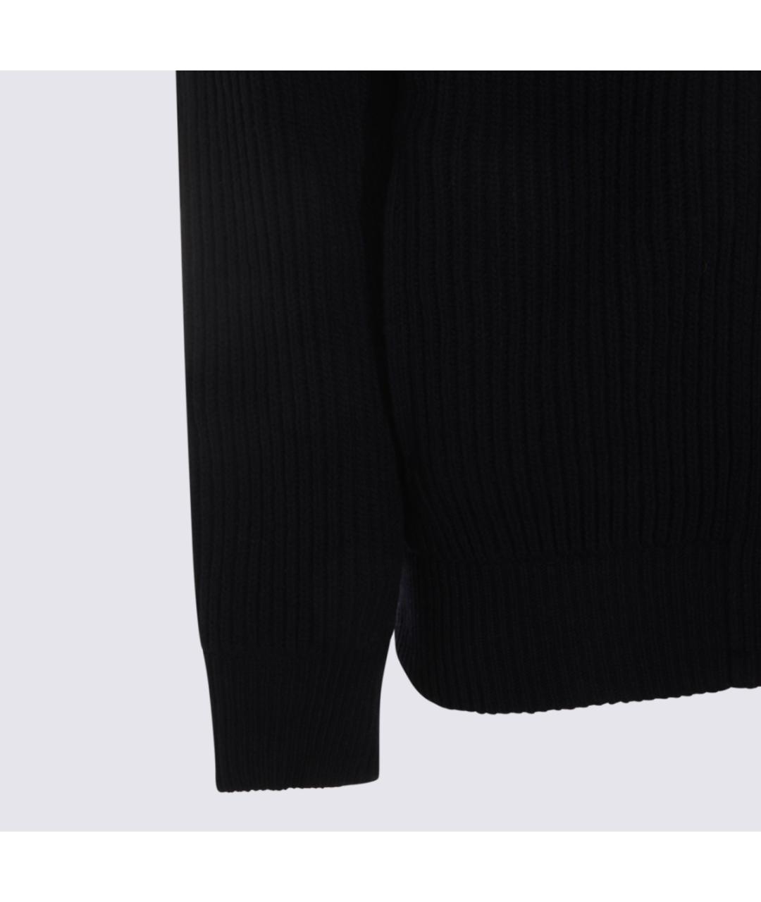 ALTEA Черный шерстяной джемпер / свитер, фото 3