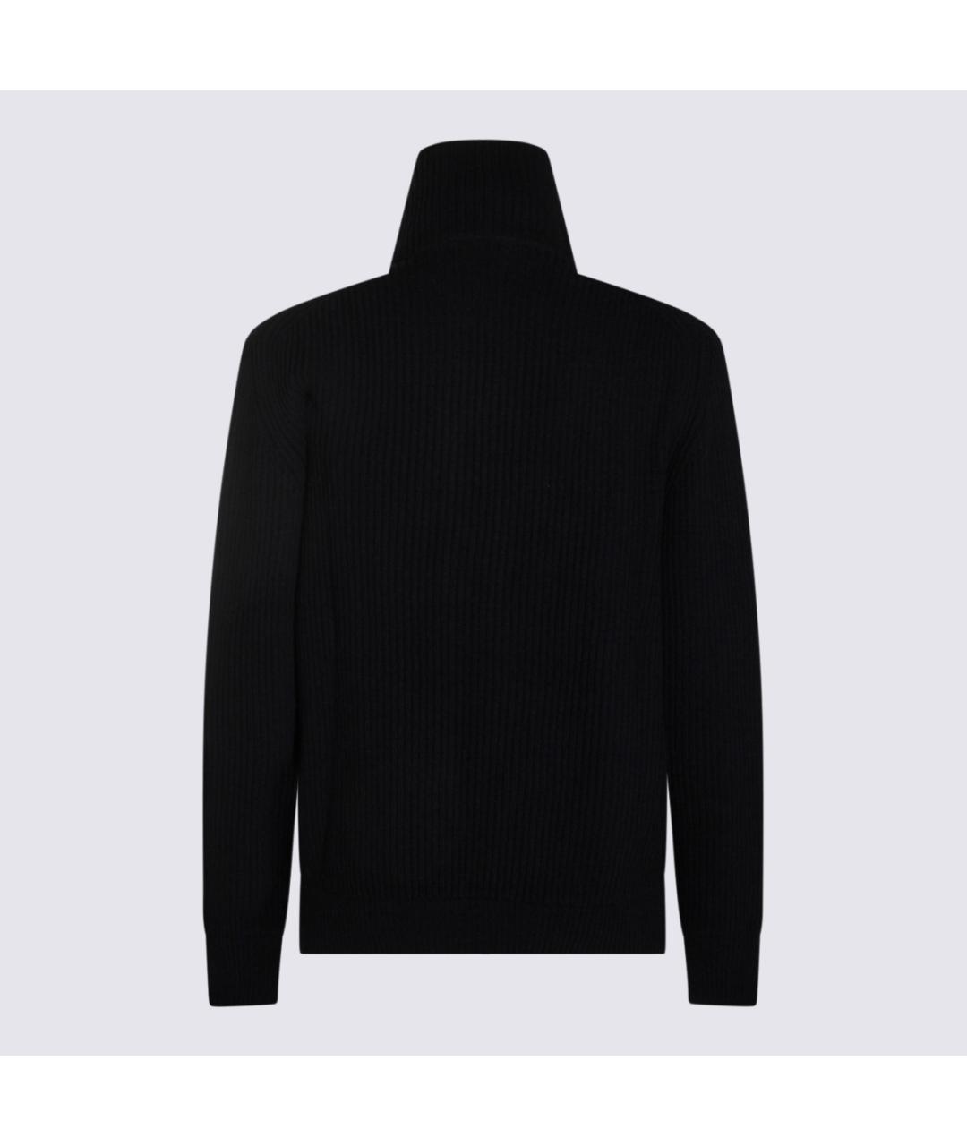 ALTEA Черный шерстяной джемпер / свитер, фото 2