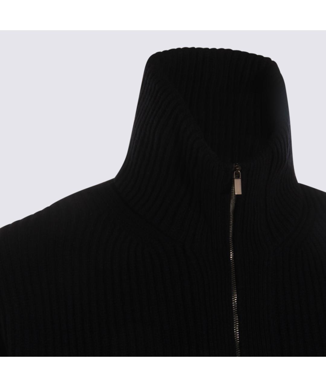 ALTEA Черный шерстяной джемпер / свитер, фото 4