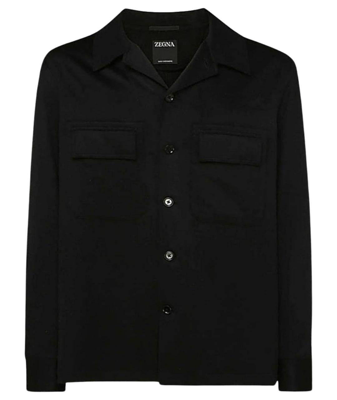 ZEGNA Черная кожаная куртка, фото 1