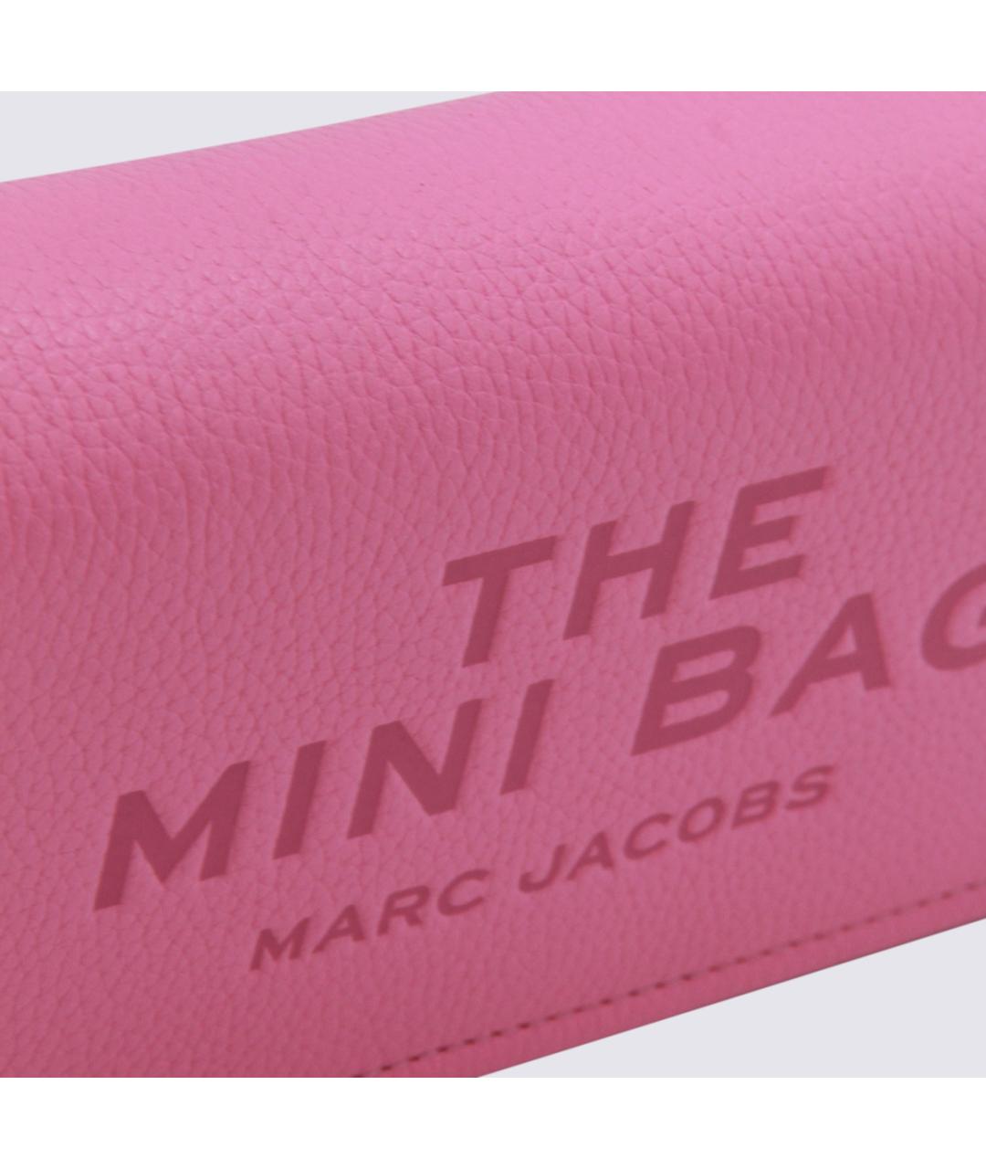 MARC JACOBS Розовая кожаная сумка через плечо, фото 4