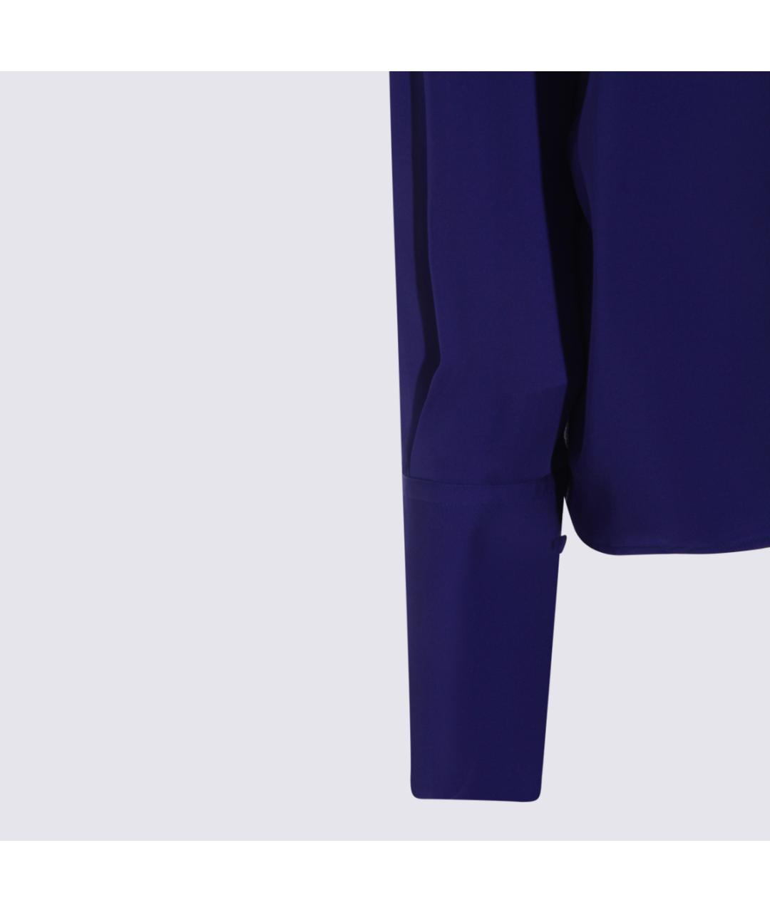 TOM FORD Синяя шелковая блузы, фото 3